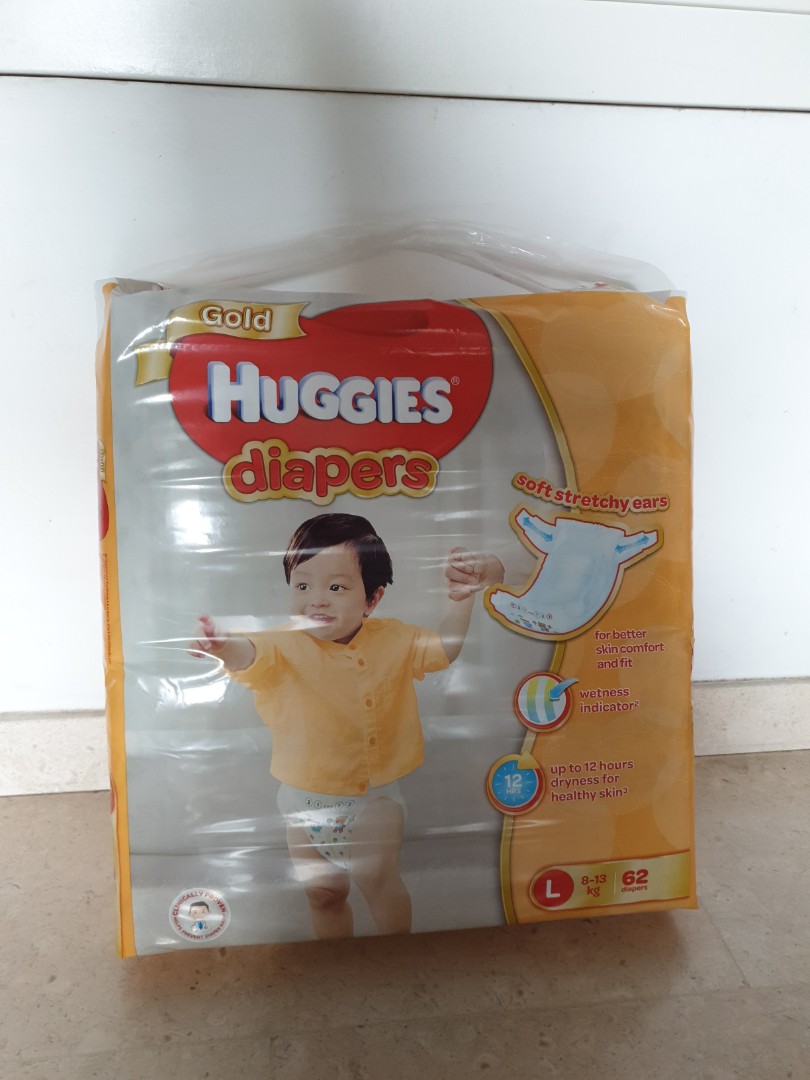 Huggies Diaper L size, Babies & Kids, Maternity Care on Carousell