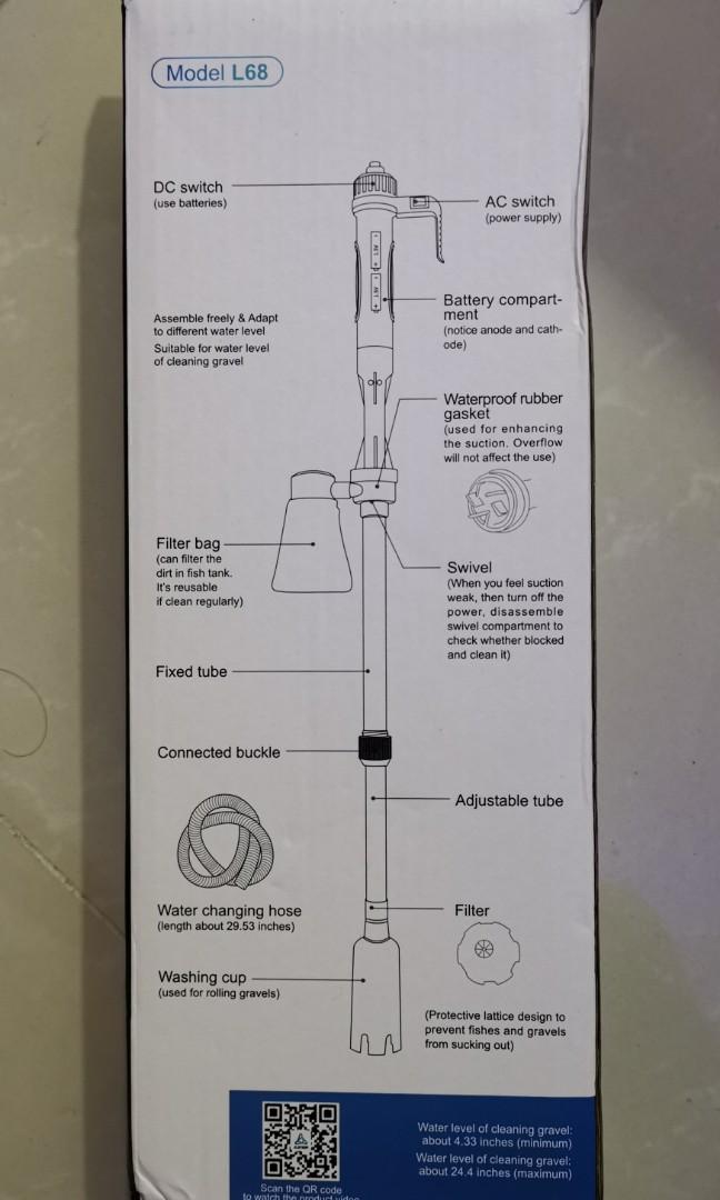 Ilonda aquarium gravel cleaner, Pet Supplies, Homes & Other Pet