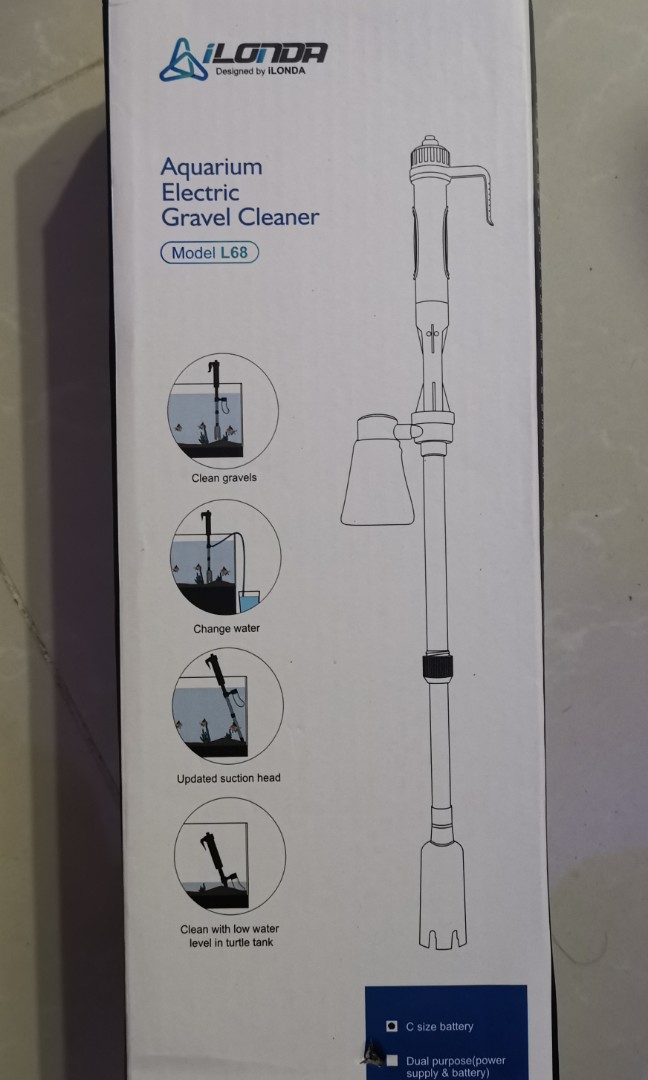 Ilonda aquarium gravel cleaner, Pet Supplies, Homes & Other Pet
