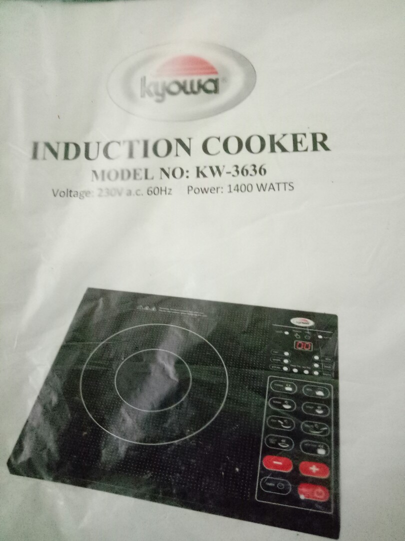 Induction cooker, TV & Home Appliances, Kitchen Appliances, Cookers on