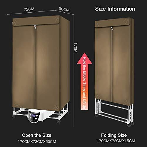 Innotic 3-Tier 1200W Heated Clothes Dryer Electric Portable Foldable ...