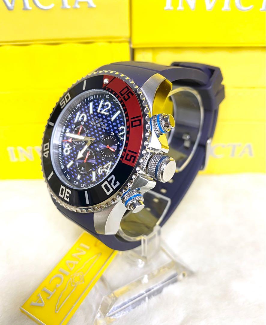 Invicta Pro Diver Chronograph Quartz Blue Bezel Dial Men s Watch 30958