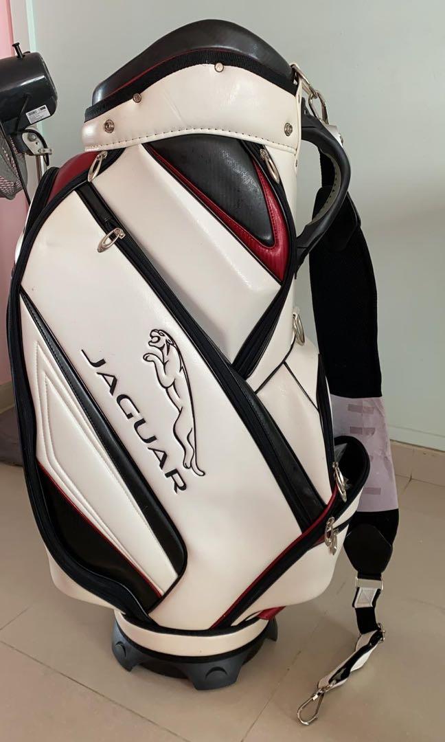 Jaguar golf bag authentic white, Sports Equipment, Sports & Games, Golf