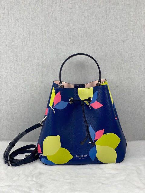 Kate spade lemon zest bucket bag clearance