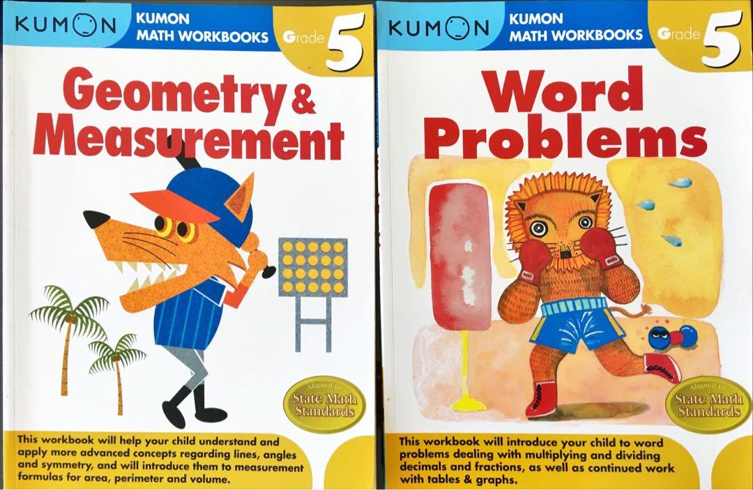 Kumon Maths Workbooks Grade 5, Hobbies & Toys, Books ...