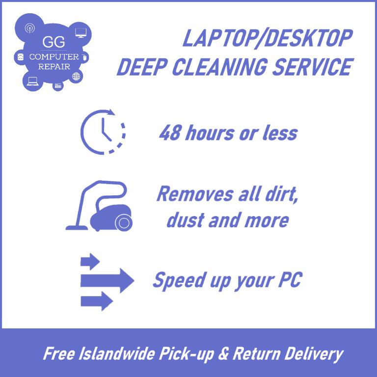 Laptop Desktop Cleaning Service, Computer PC Cleaning Service