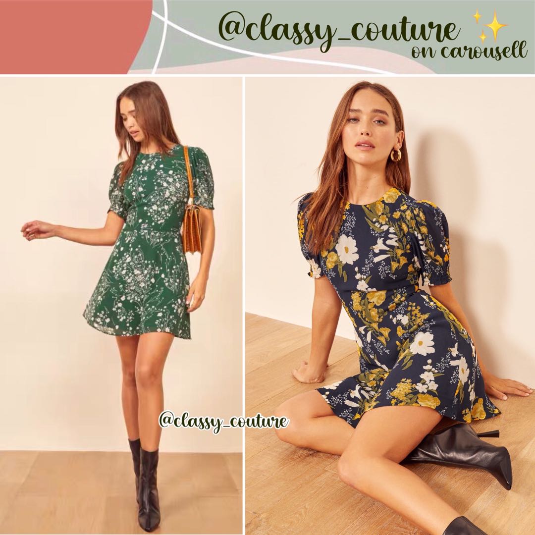 last chance Authentic Reformation Irma Dress in Lake and Graciella Women s Fashion Dresses Sets Dresses on Carousell