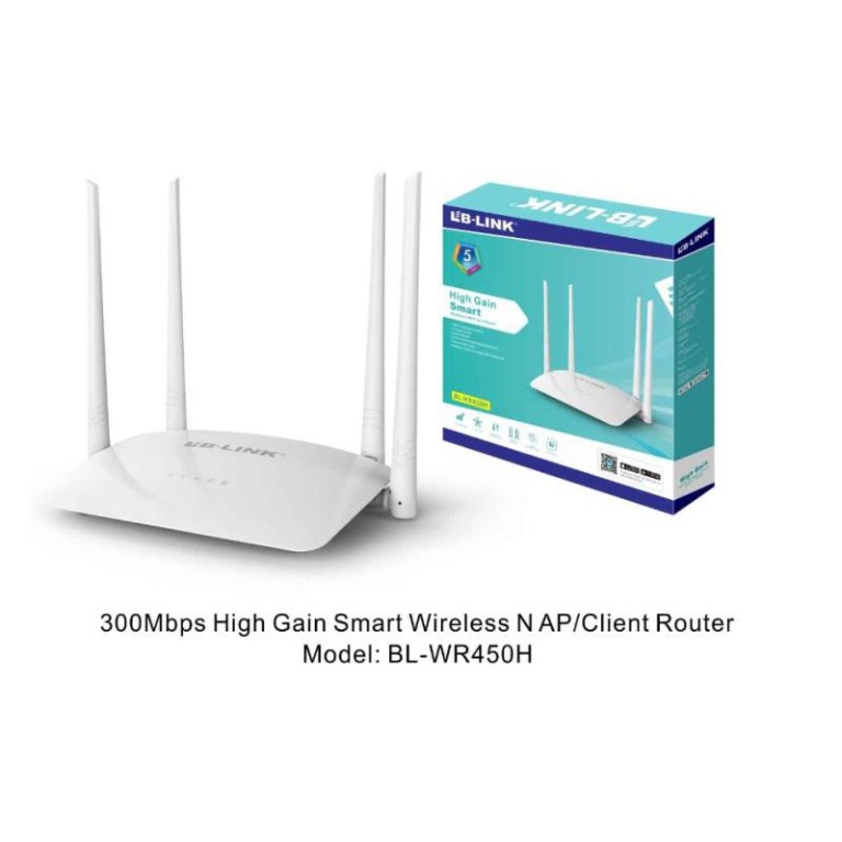 LBLINK BLWR450H 300Mbps Wireless N Router, Computers & Tech, Parts