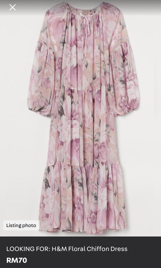 H and m chiffon dress sales