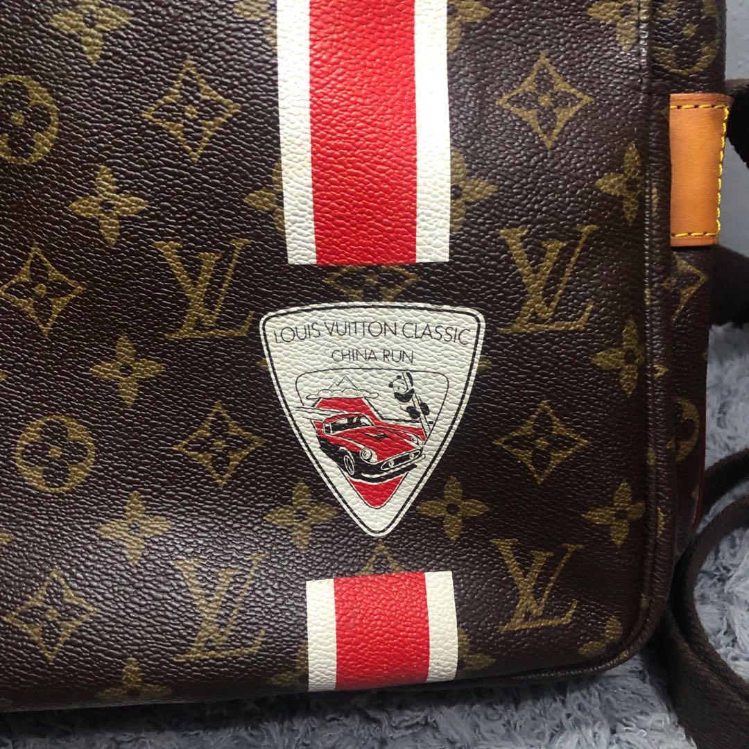 Louis Vuitton Brown China Run Monogram Canvas Naviglio QJB0BFVO0B000