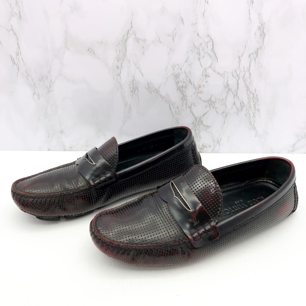 Mens black leather driving shoes on sale