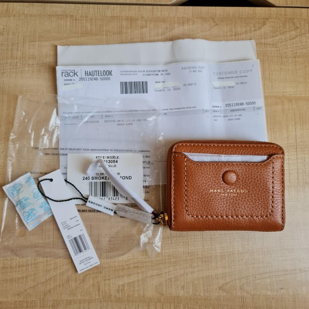 marc jacobs empire city leather zip wallet