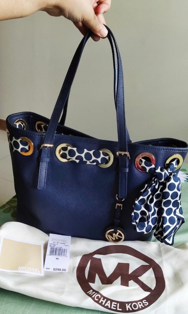 Michael kors jet set tote bag small Luxury Bags Wallets on Carousell