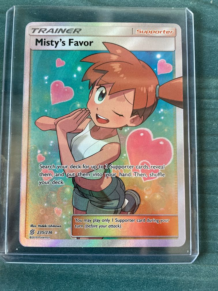 Mistys Favor Fa Full Art Pokemon Tcg Online Ptcgo 235236 Digital Card Sentfast Neu Und Am 