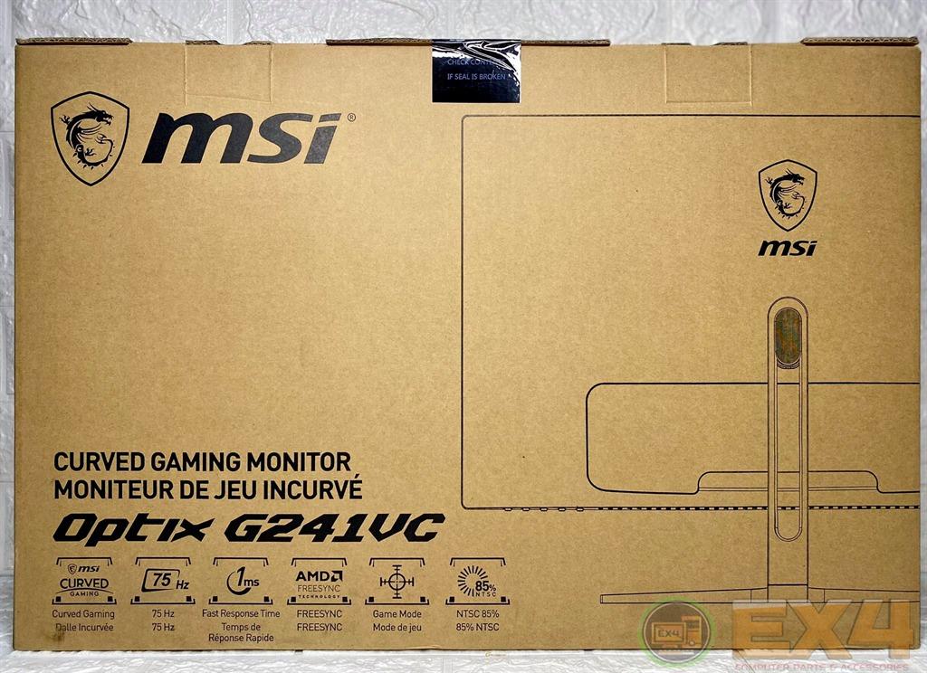 Msi Optix G241vc 24 75hz 1ms Curved Gaming Monitor Computers Tech Parts Accessories Monitor Screens On Carousell