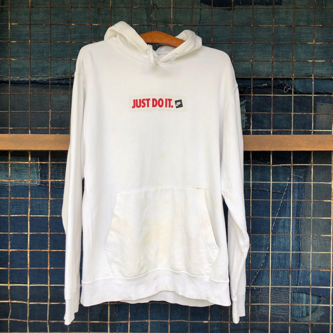 White nike just outlet do it sweatshirt