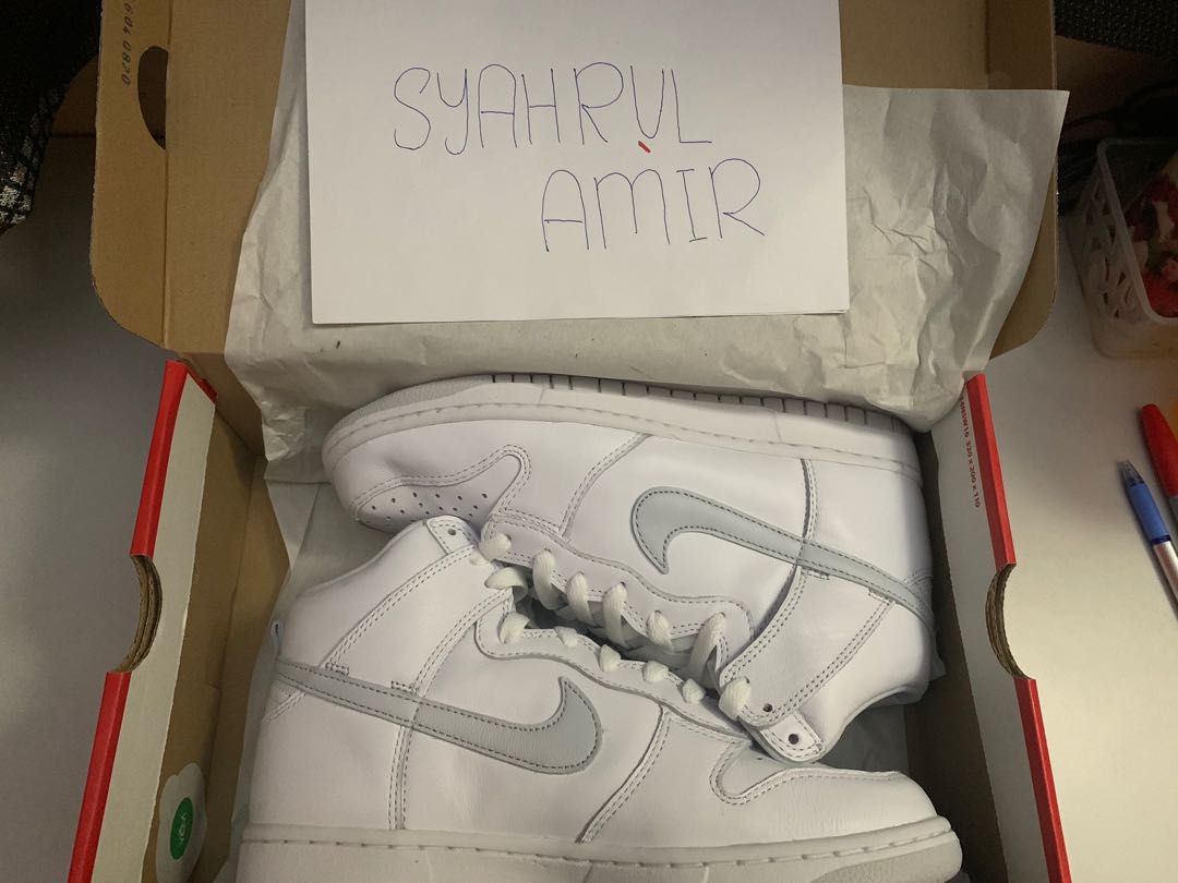nike sb high white