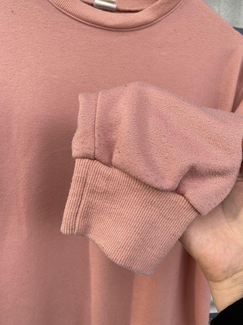Nude Pink Sweatshirt Women s Fashion Tops Blouses on Carousell