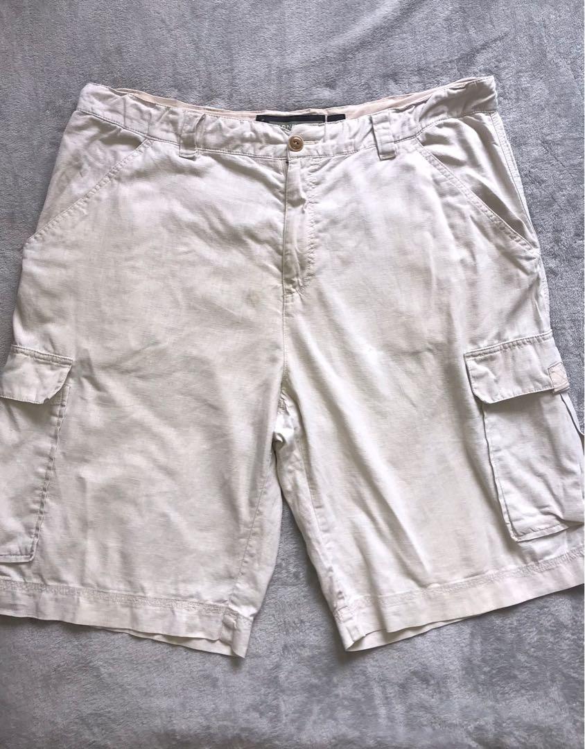 Old Navy Linen Cargo Shorts WL38 