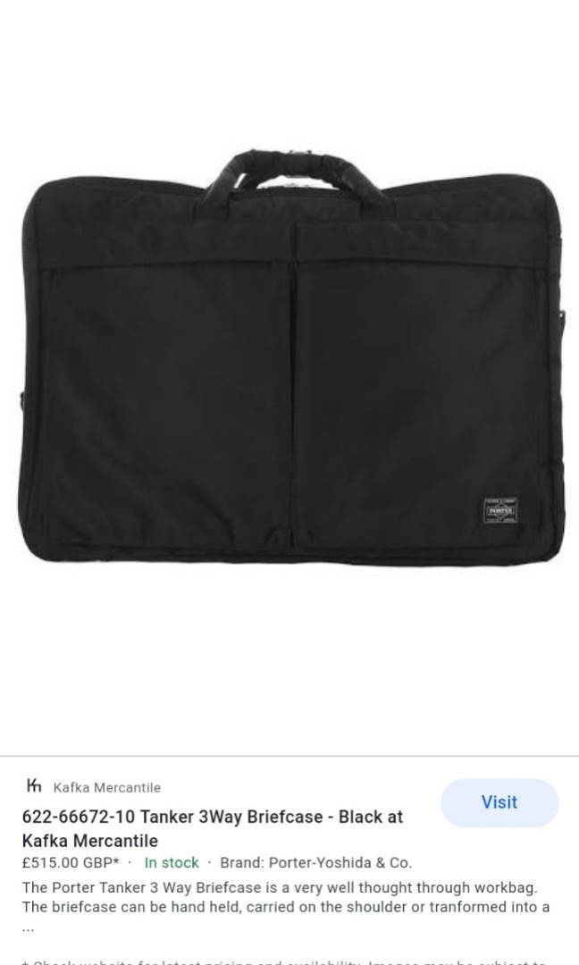 Porter Japan Men s Fashion Bags Briefcases on Carousell