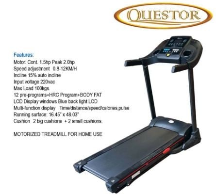 Questor best sale treadmill prices