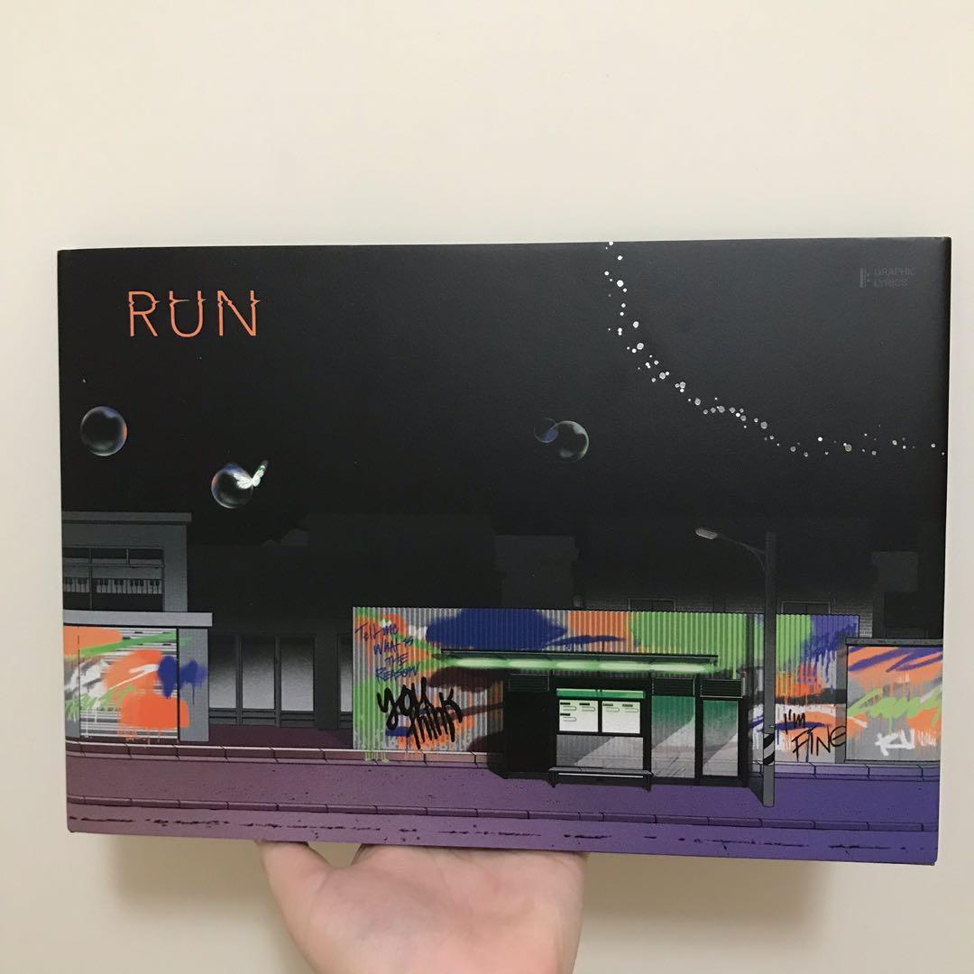 Run歌詞繪本 韓流 Carousell