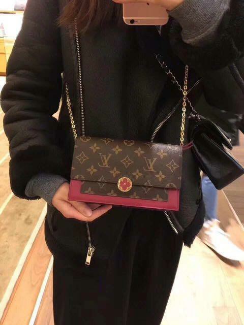 LOUIS VUITTON FLORE CHAIN BAG WITH BOX DUSTBAG AND CARDS, Luxury