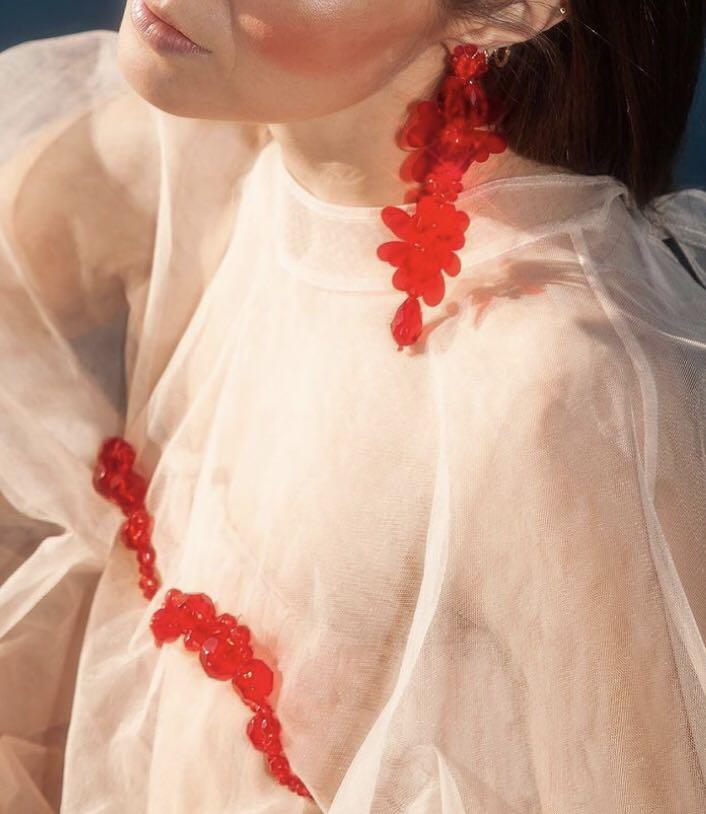 Simone Rocha x H M Long Earrings Women s Fashion Jewelry