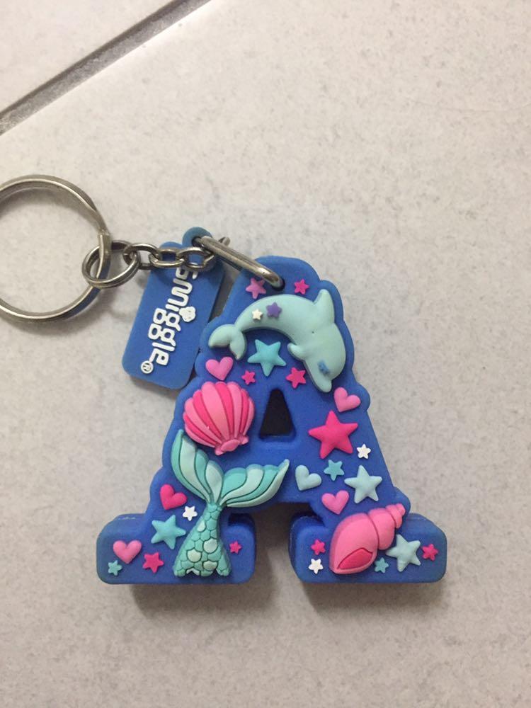 Keychain of alphabet a outlet