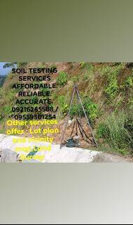 Soil test for building permit