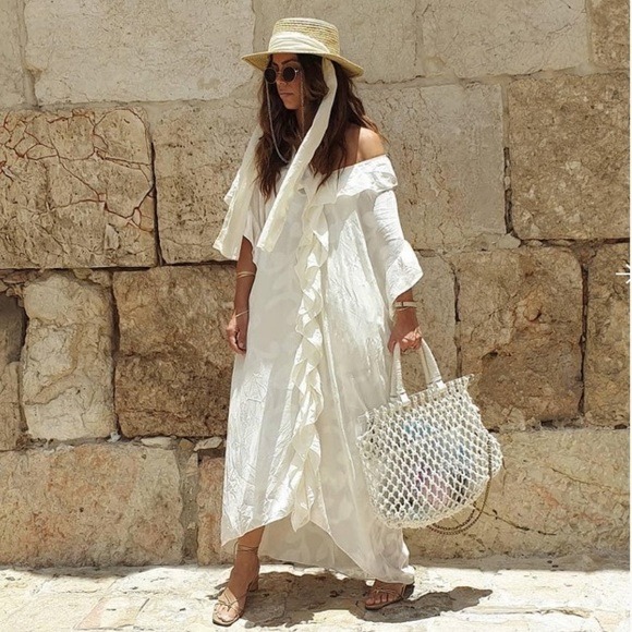 H&m conscious shop white dress