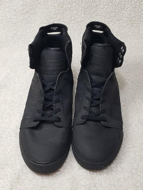 Authentic Supra Skytop Red Carpet Edition Black Skate Shoes