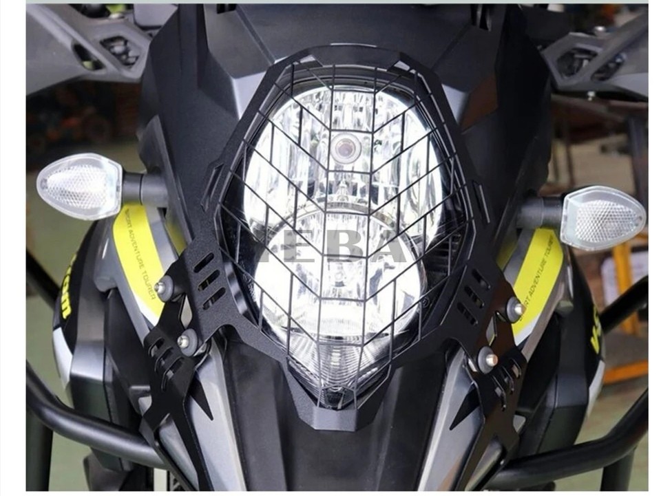 Suzuki v strom headlight grill, Motorcycles, Motorcycle Accessories on