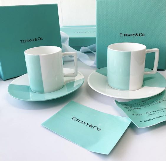 Tiffany and shop co coffee cup