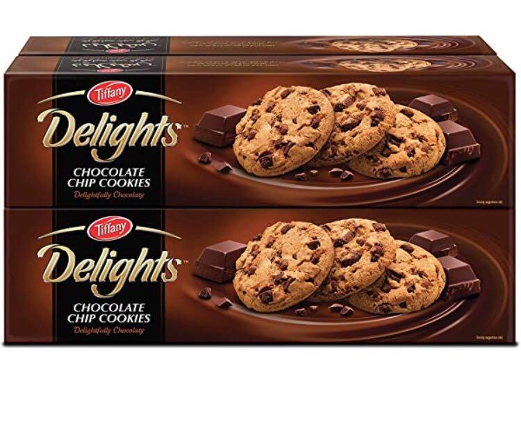 Tiffany Delight Chocolate Chip Cookies 100g X 4 Box Food Drinks Homemade Bakes On Carousell