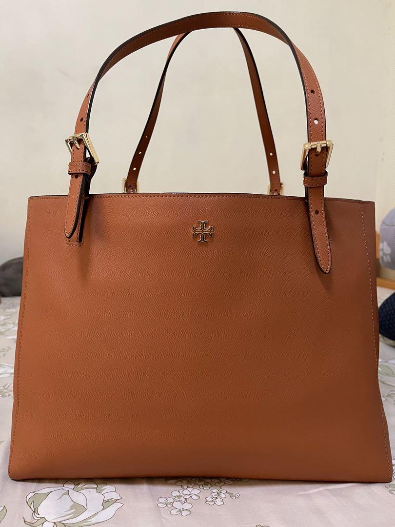 Tory burch sales large leather tote