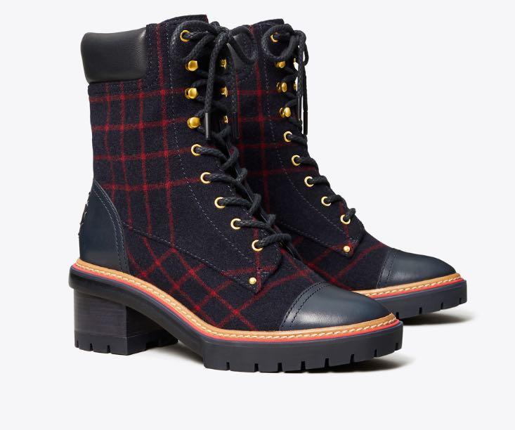 Tory burch tweed boots store