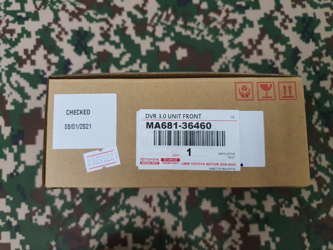 TOYOTA DVR 3.0 unit front., Auto Accessories on Carousell