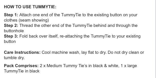 TummyTie - Maternity Pants Extender