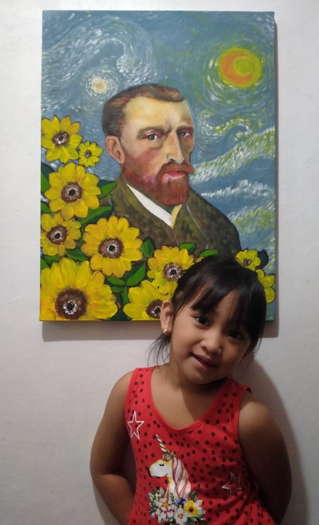 Vincent Van Gogh by Alexandre Dalit (Category: Art & Prints) located in Manila. Submitted by akosimariengge (Listing ID 1074596056, Image 3). Description: Title: Vincent Medium: acrylic on canvas Size: 18 x 24 inches Year: 2021 •comes with coa •colour in the photo may vary from the actual art because of camera, lights etc. About the artist: Alexandre M. Dalit was born and raised in San Juan, Metro Manila. Alex is a graduate of Fine Arts Major in 