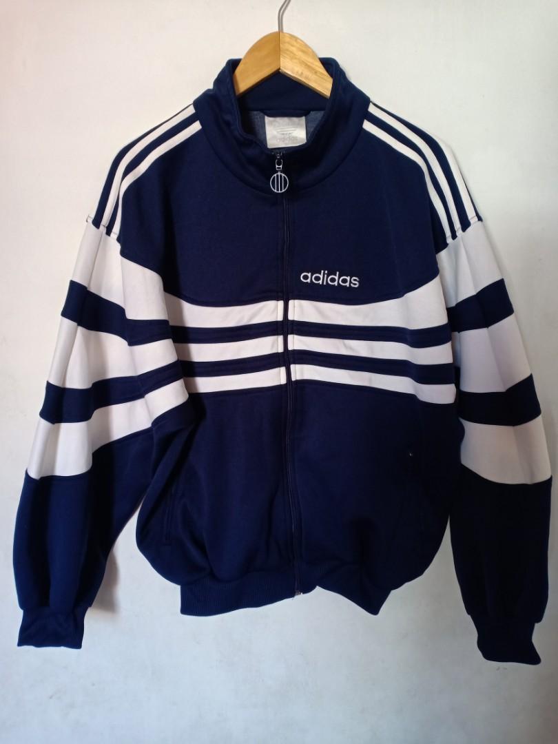 Vintage 90s Adidas Track Jacket, Men's Coats, Jackets and Outerwear on Carousell