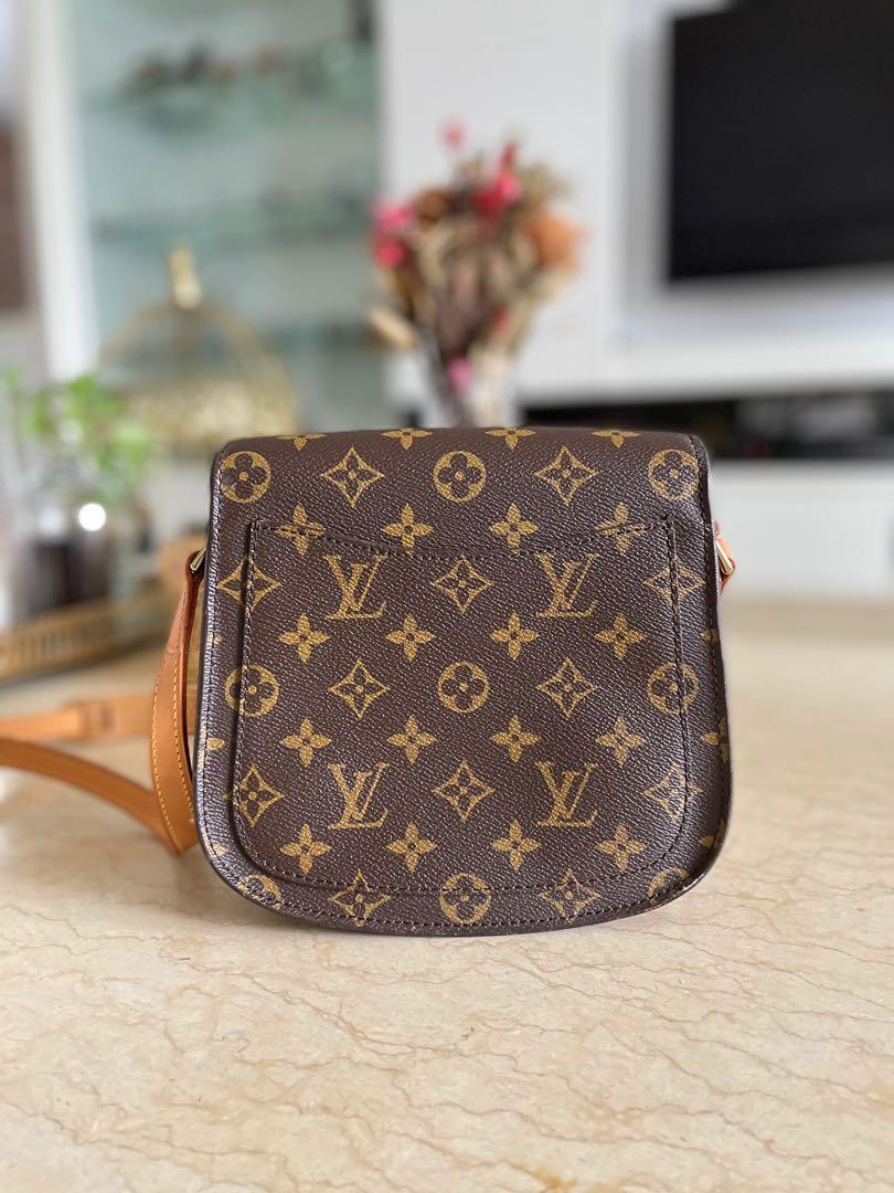 Louis Vuitton Saint Cloud MM Shoulder Bag Crossbody Monogram Brown
