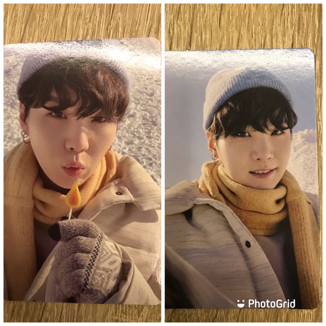 BTS Winter Package 2021 SUGA Official Photocard from JAPAN