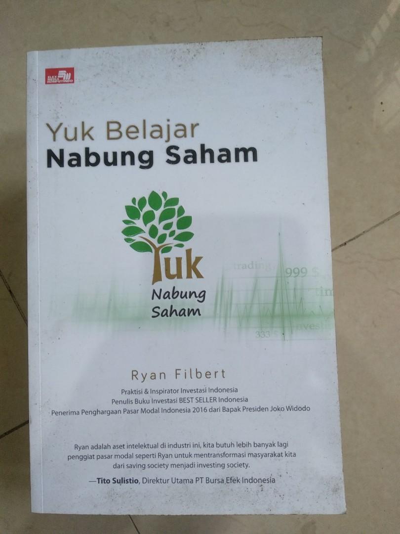Buku asli no repro Yuk belajar nabung saham