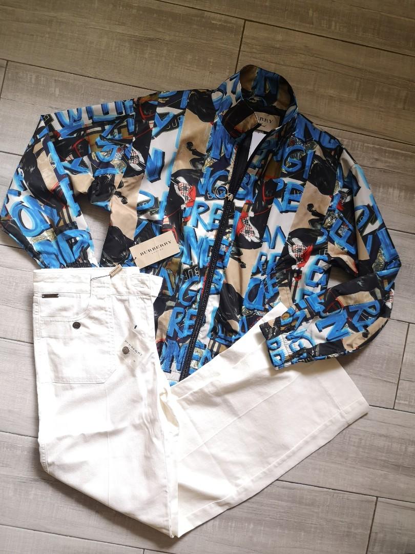 Burberry graffiti jacket new arrivals