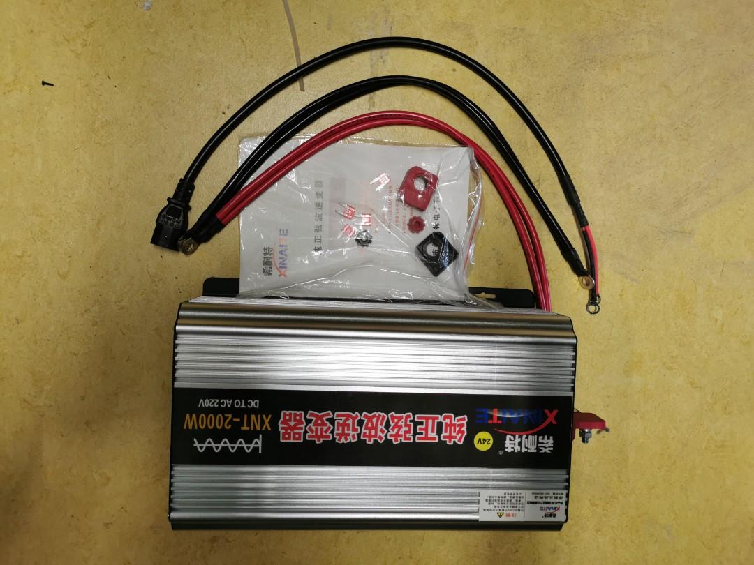 24v to 230v inverter 2kw, TV & Home Appliances, Electrical, Adaptors