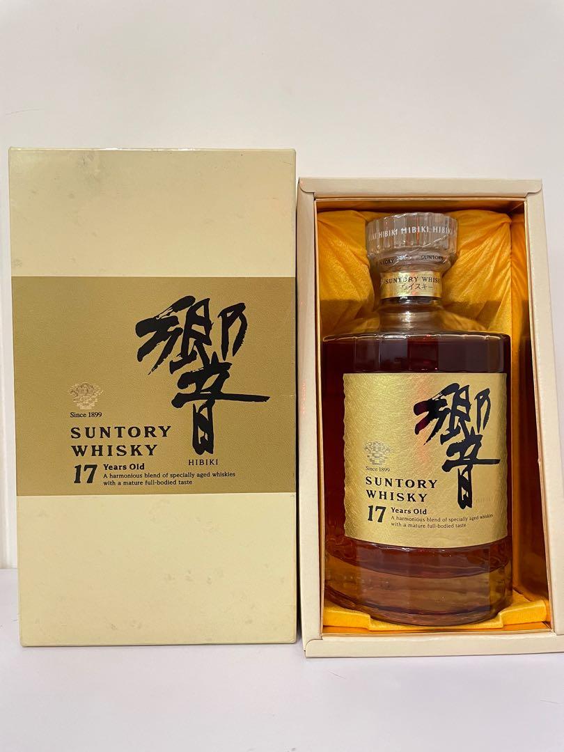 日本威士忌Hibiki 17 舊裝響17年750ml, 嘢食& 嘢飲, 酒精飲料- Carousell