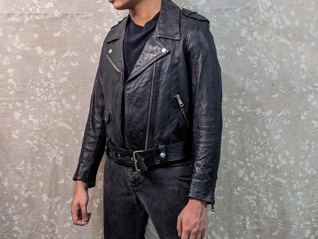 Acne mape leather jacket hotsell