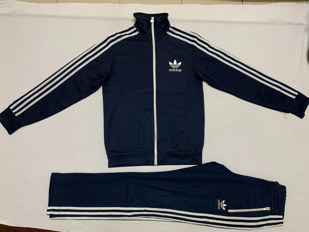 Adidas track pants and jacket set on sale