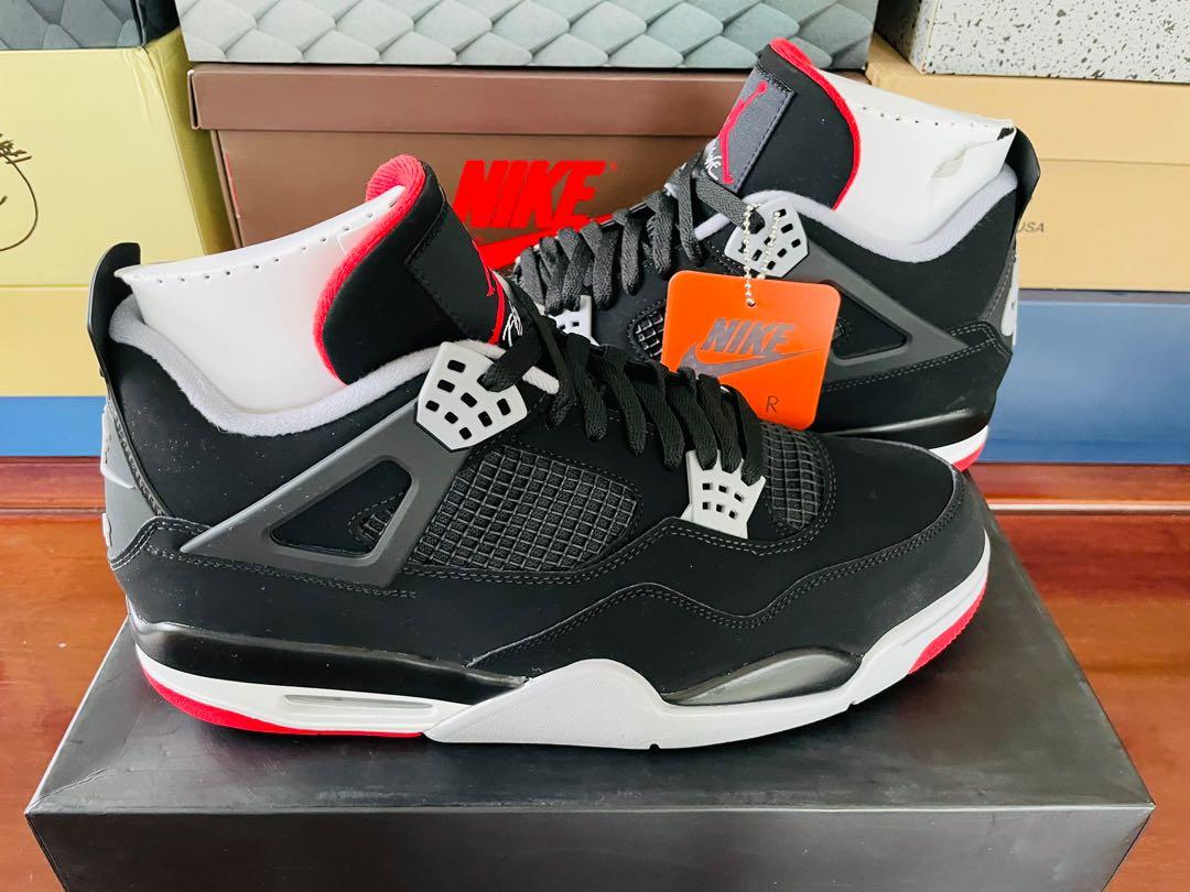 bred 4s size 5